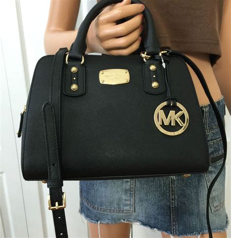 michael kors hamilton saffiano leather satchel|Michael Kors saffiano wallet black.